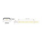 Tira LED 230V monocolor 12W/mt SMD 2035 IP65 6,5x3mm corte cada 100mm, Bobina 50mts x 4,90€/m
